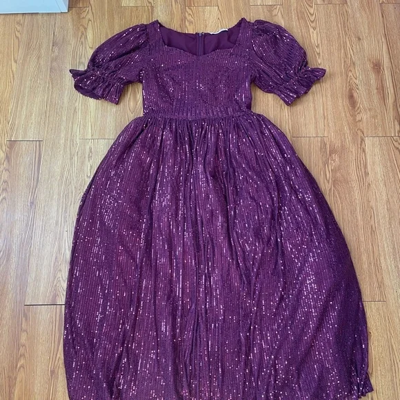 Ivy city Clara plum sequin - Picture 4 of 8